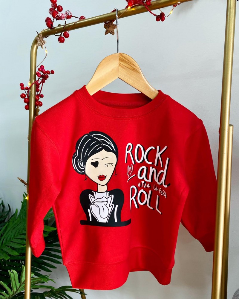 Sudadera niña “Rock and Roll”